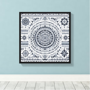 Meditation Mandala Canvas Print