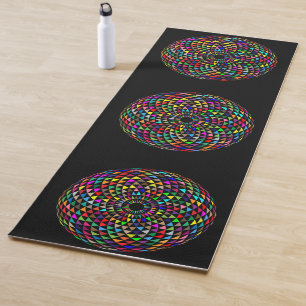 Meditation Mandala Colourful Yoga Mat
