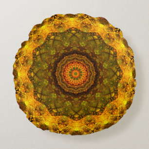 Meditation Mandala Round Cushion