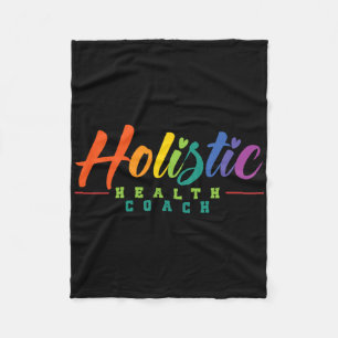 Meditation Mental Physical Organic Wellness Health Fleece Blanket