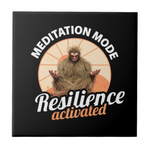 Meditation Mode Bigfoot Resilience Activated Ceramic Tile