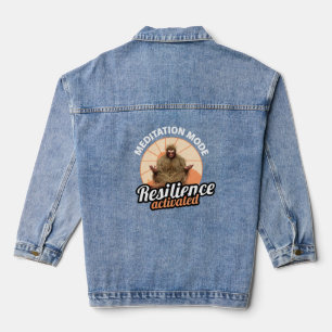 Meditation Mode Bigfoot Resilience Activated Denim Jacket