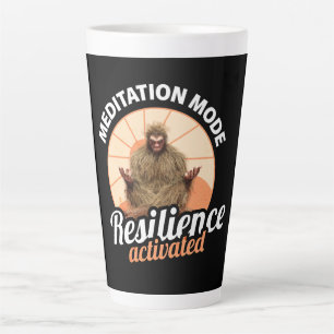 Meditation Mode Bigfoot Resilience Activated Latte Mug