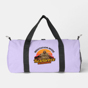 Meditation Mode Resilience Activated Bigfoot Art Duffle Bag