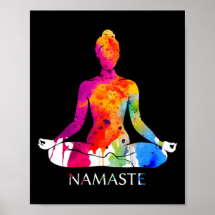 Meditation Namaste Yoga Poster