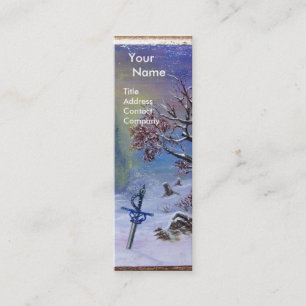 MEDITATION OF A KNIGHT Monogram Mini Business Card