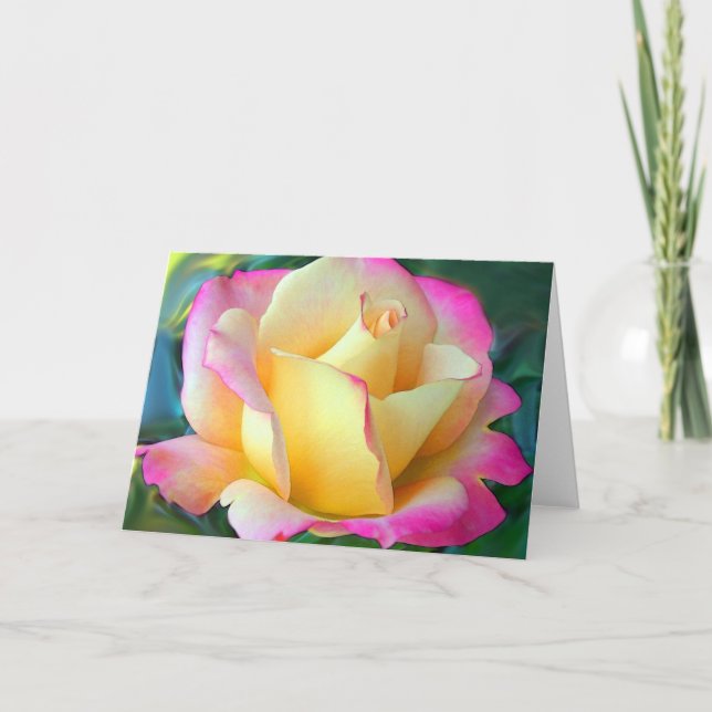Meditation On A Rose Card (Front)