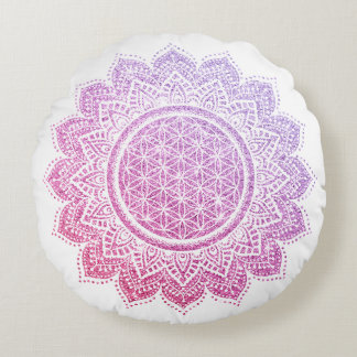 Meditation Pillow glitter pink purple