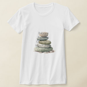 Meditation Rocks Balance Mindfulness T-Shirt