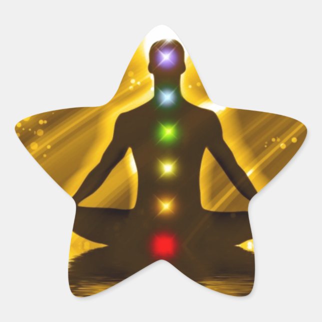 Meditation Star Sticker (Front)
