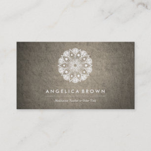 Meditation Teacher Health & Wellness Business Card