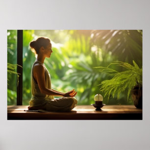 Meditation Tranquil Peaceful Nature Poster