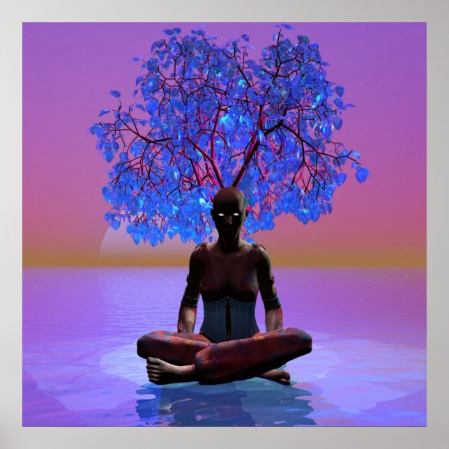 Meditation Tree Poster (Front)