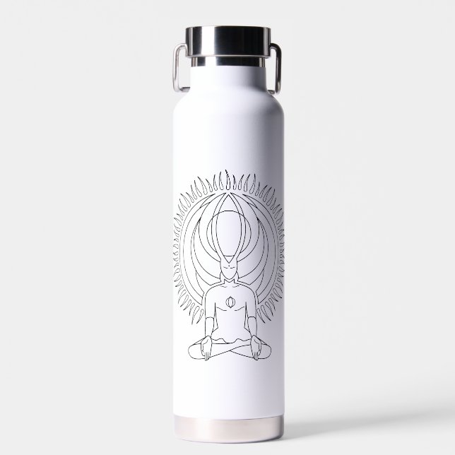 Meditation. Water Bottle (Front)