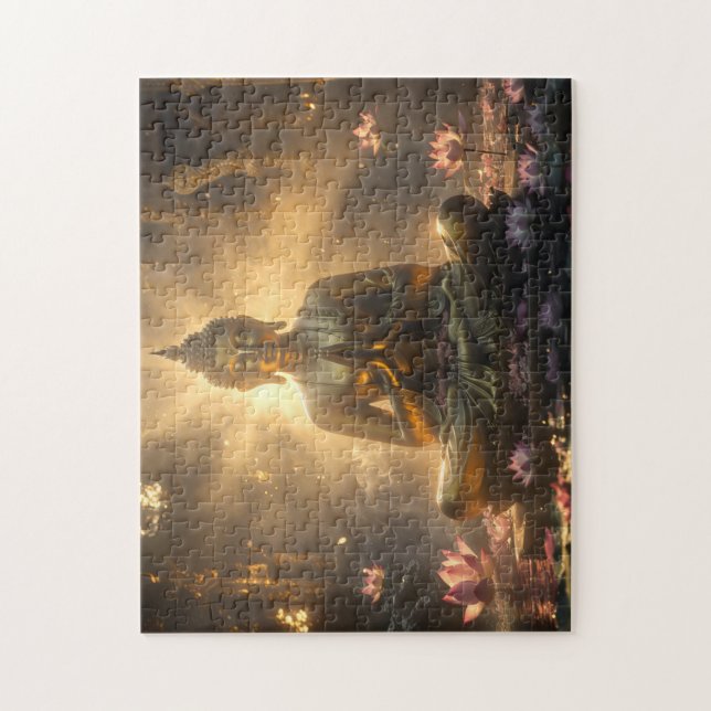 MEDITATION - YOGA - CARPE DIEM JIGSAW PUZZLE (Vertical)