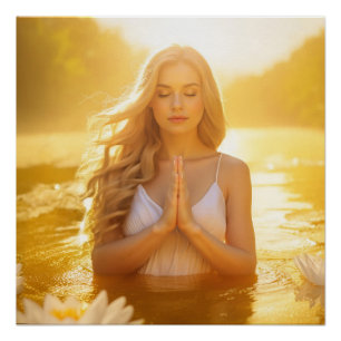 MEDITATION - YOGA -- CARPE DIEM POSTER