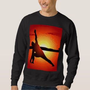 Meditation Yoga Fitness Yogi Asana Gymnastics Afri Sweatshirt