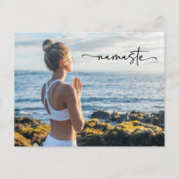 Meditation Yoga  Happy Birthday Card Namaste