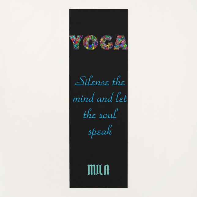  Meditation yoga mat (Front)