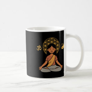 Meditation Yoga Om Symbol Sacred Geometry Yin Yang Coffee Mug