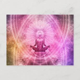 Meditation Yoga Style Postcard
