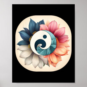 Meditation Yoga Tai Chi Qi Gong Za Zen Yin Yang Lo Poster