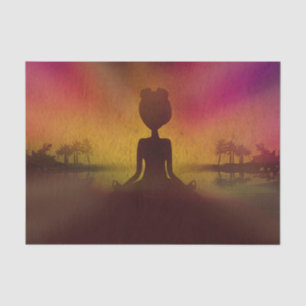 Meditation Yoga Tissue Paper