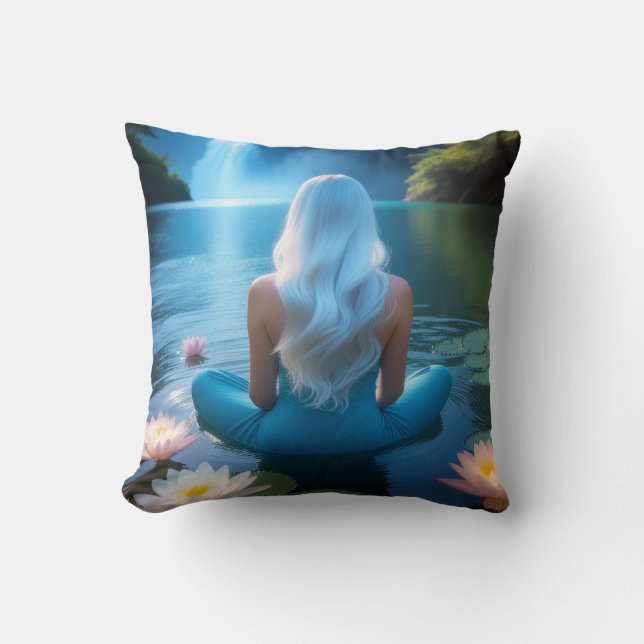 MEDITATION - YOGA - WELLNESS - CARPE DIEM CUSHION (Front)
