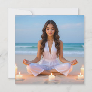 MEDITATION - YOGA - WELLNESS - CARPE DIEM HOLIDAY CARD