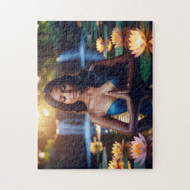 MEDITATION - YOGA - WELLNESS - CARPE DIEM JIGSAW PUZZLE (Vertical)