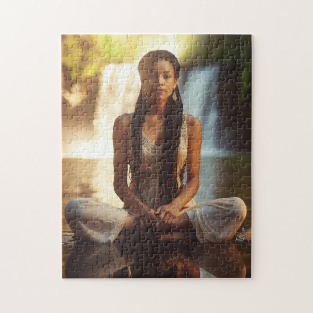 MEDITATION - YOGA - WELLNESS - CARPE DIEM JIGSAW PUZZLE (Vertical)