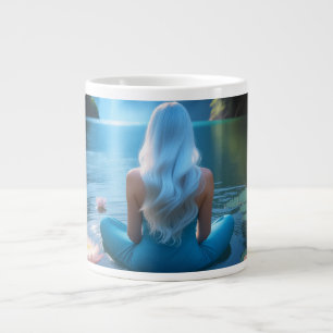 MEDITATION - YOGA - WELLNESS - CARPE DIEM LARGE COFFEE MUG