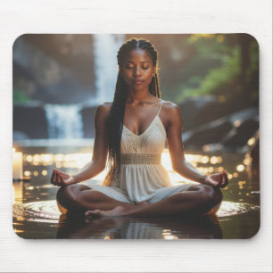 MEDITATION - YOGA - WELLNESS - CARPE DIEM MOUSE PAD