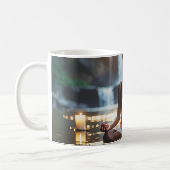 MEDITATION - YOGA - WELLNESS - CARPE DIEM Mug (Left)