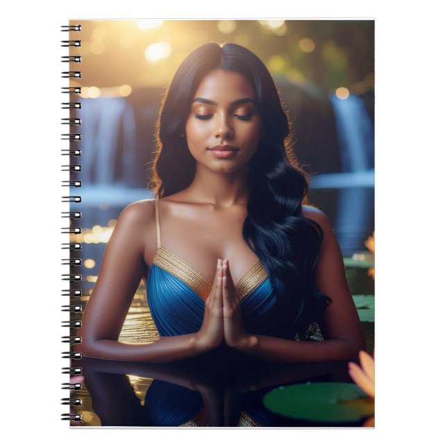 MEDITATION - YOGA - WELLNESS - CARPE DIEM NOTEBOOK (Front)