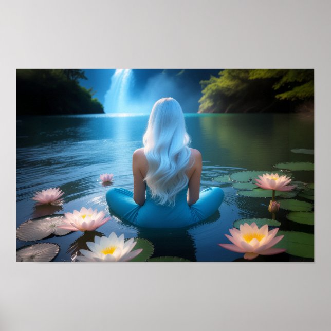 MEDITATION - YOGA - WELLNESS - CARPE DIEM POSTER (Front)