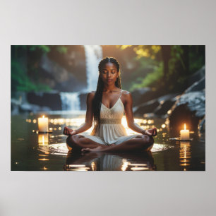 MEDITATION - YOGA - WELLNESS - CARPE DIEM POSTER