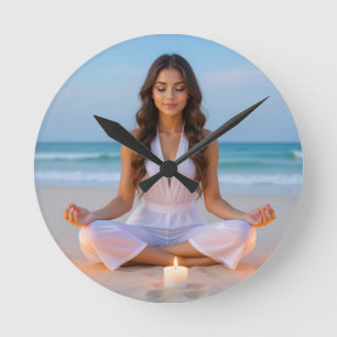MEDITATION - YOGA - WELLNESS - CARPE DIEM ROUND CLOCK