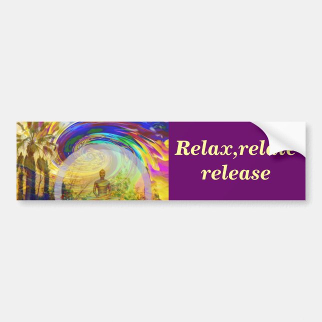 Meditations & Colors_ Bumper Sticker (Front)