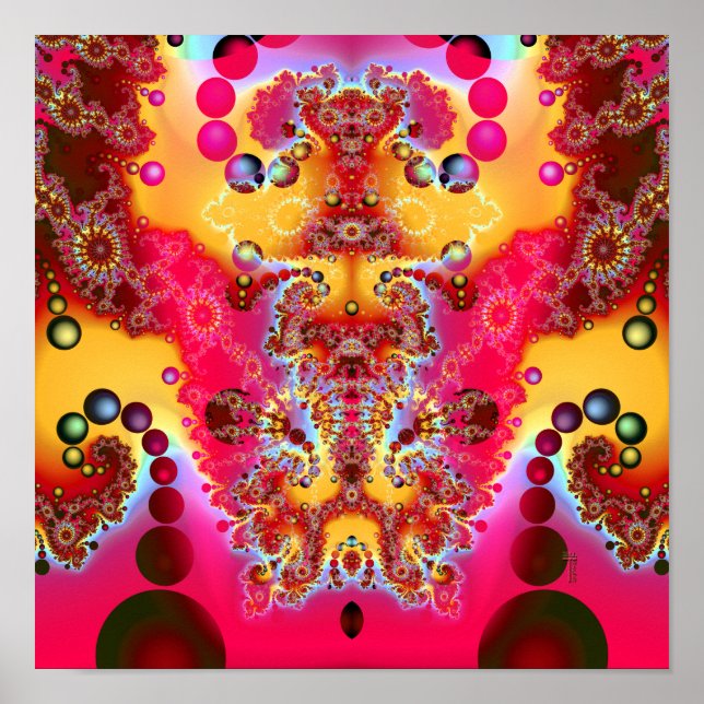 Meditative Levitation V2  (12" x 12") Art Print (Front)