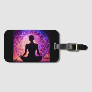 Meditative Mandala Luggage Tag