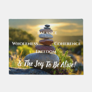 Meditative Uplifting  Doormat