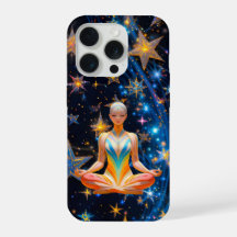 Meditative Woman – Mystical Galaxy design