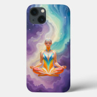 Meditative Woman & Soft Pastel Energy