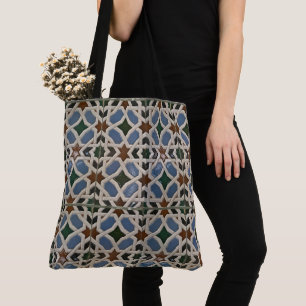 Mediteranean Mosaic Tote Bag