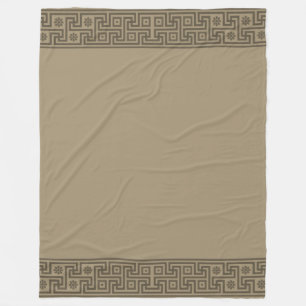 MEDITERRANEAN ART PATTERN FLEECE BLANKET