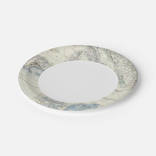 Mediterranean Basin Paper Plate (Angled)