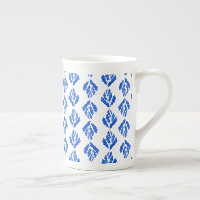 Mediterranean Blue Bone China Mug (Right)