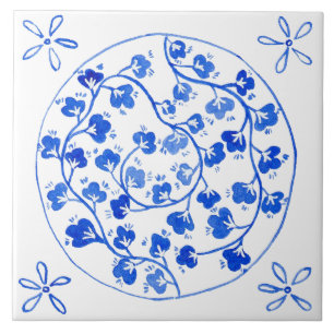 Mediterranean Blue Ceramic Tile