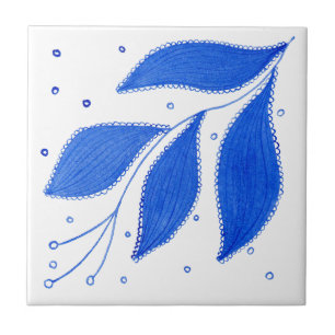 Mediterranean Blue Ceramic Tile